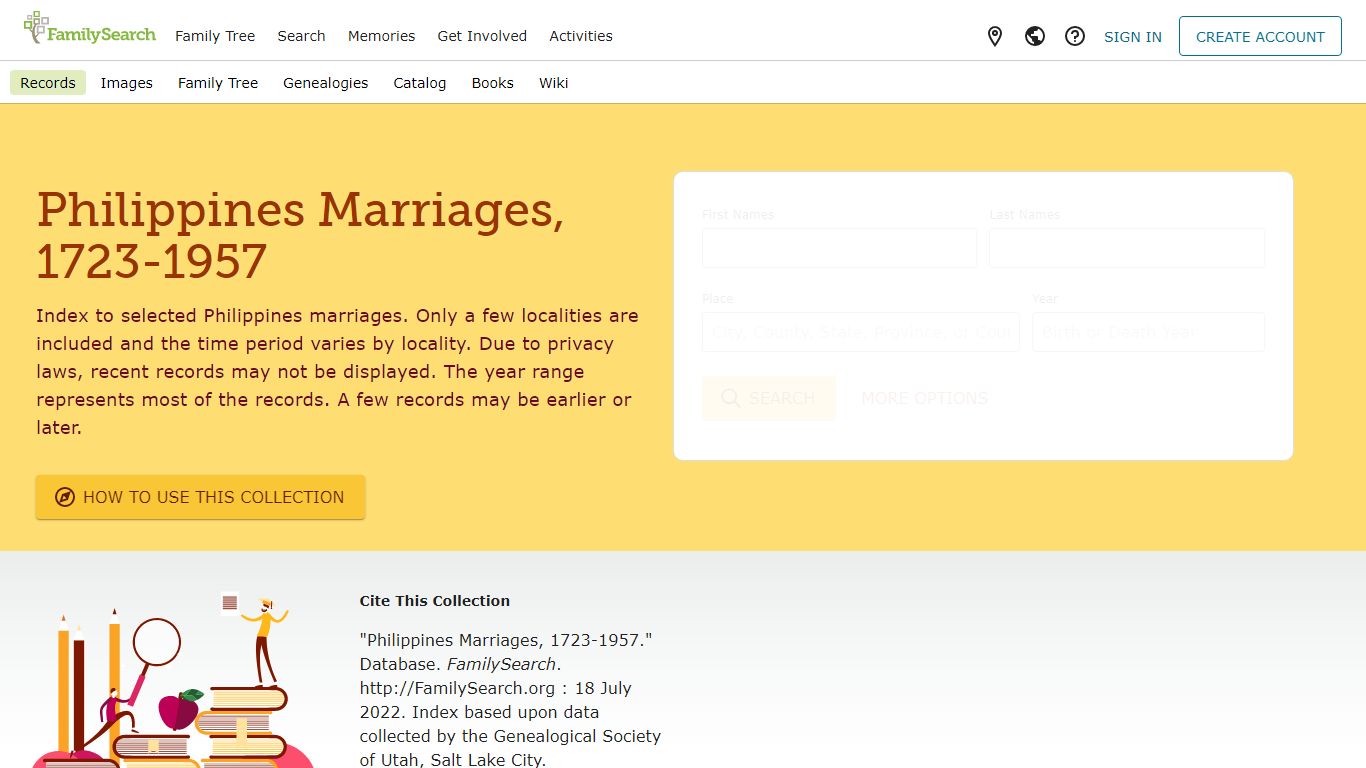 Philippines Marriages, 1723-1957 • FamilySearch